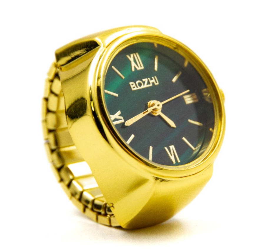 Emerald Dial Finger Watch - Image 2