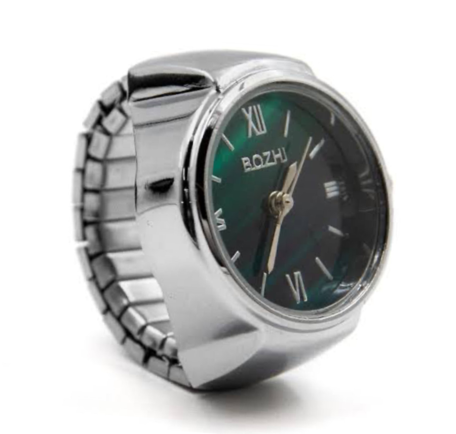 Emerald Dial Finger Watch - Image 3