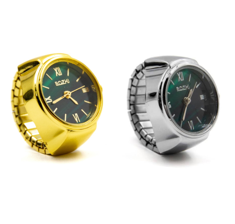 Emerald Dial Finger Watch
