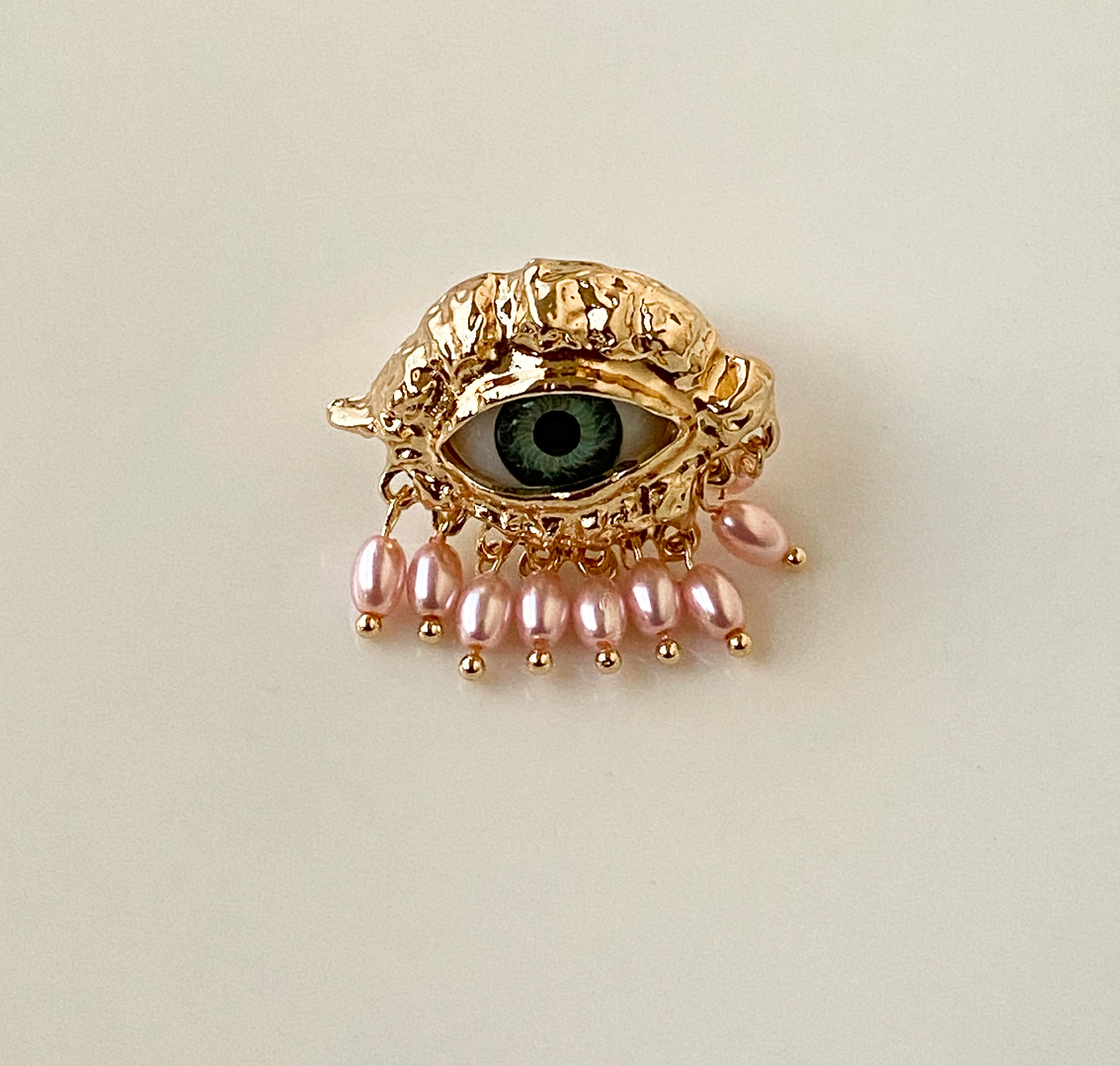 Eyeball Tassel Ring
