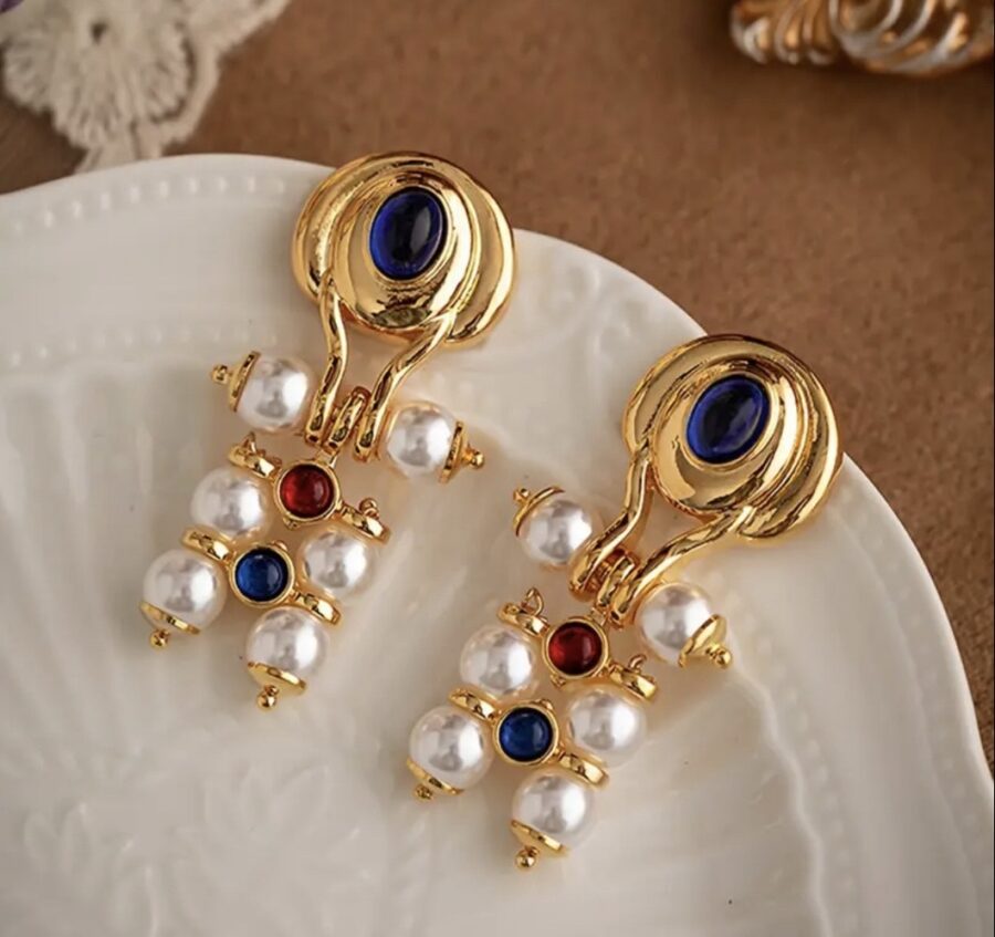 Pearl Baroque Earrings - Image 3