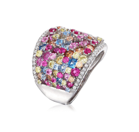 Marquis Rainbow Ring